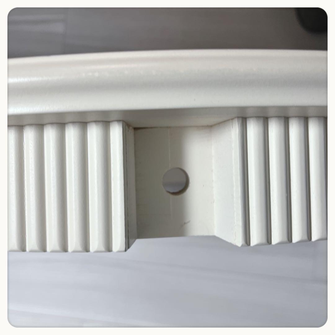 スェーデン　樺材　ホワイトティーテーブル　グスタフス様式