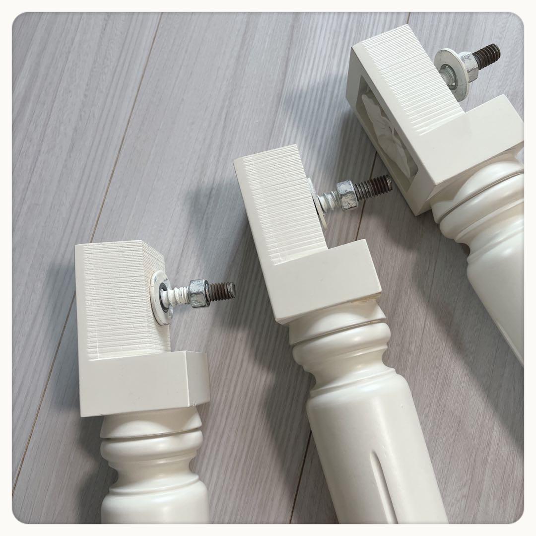 スェーデン　樺材　ホワイトティーテーブル　グスタフス様式