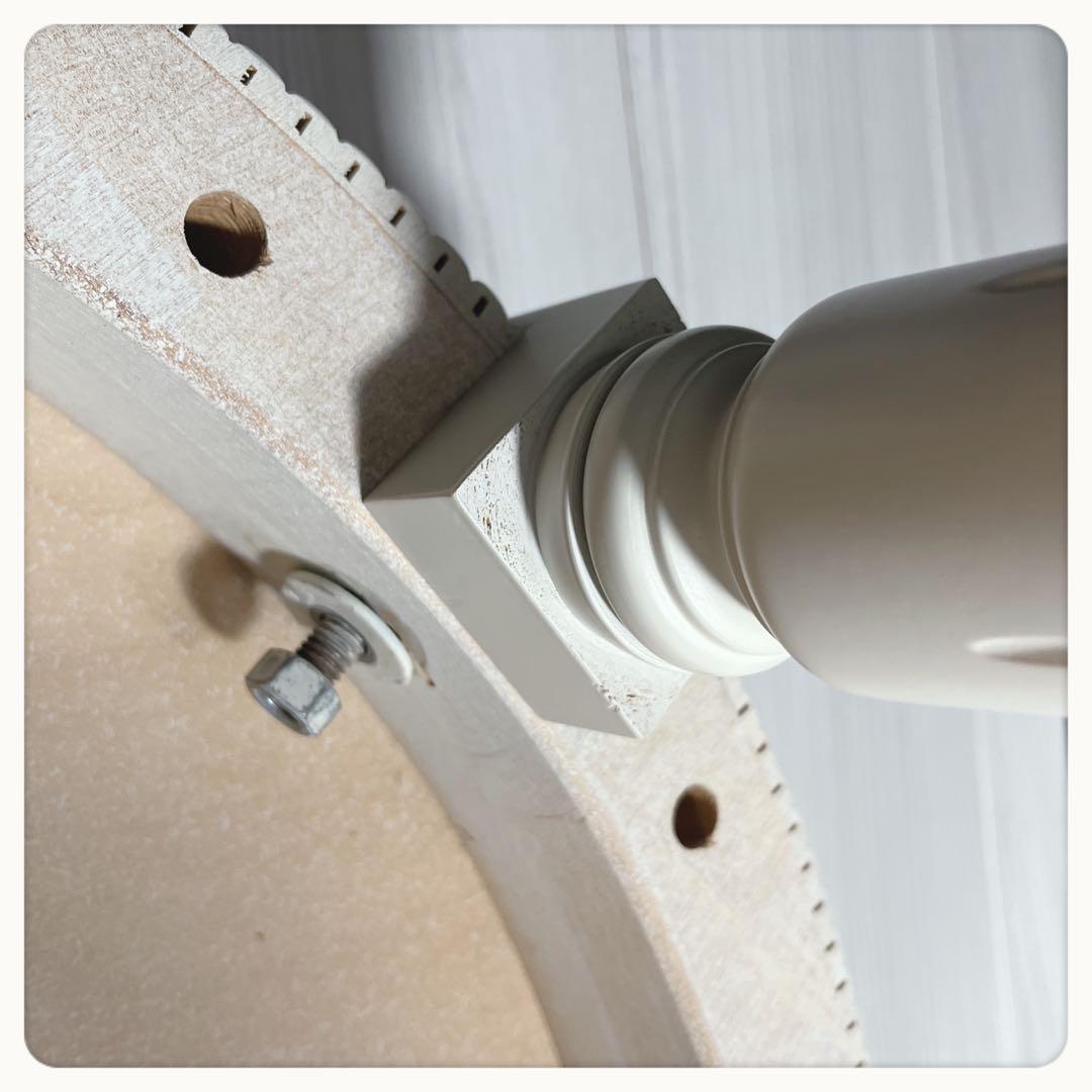 スェーデン　樺材　ホワイトティーテーブル　グスタフス様式