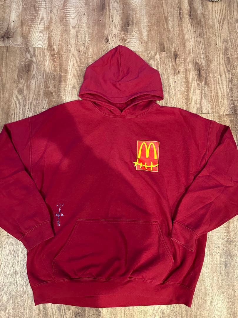 【レア】　Traviss Scott✖️マクドナルド　パーカー　XL レッド