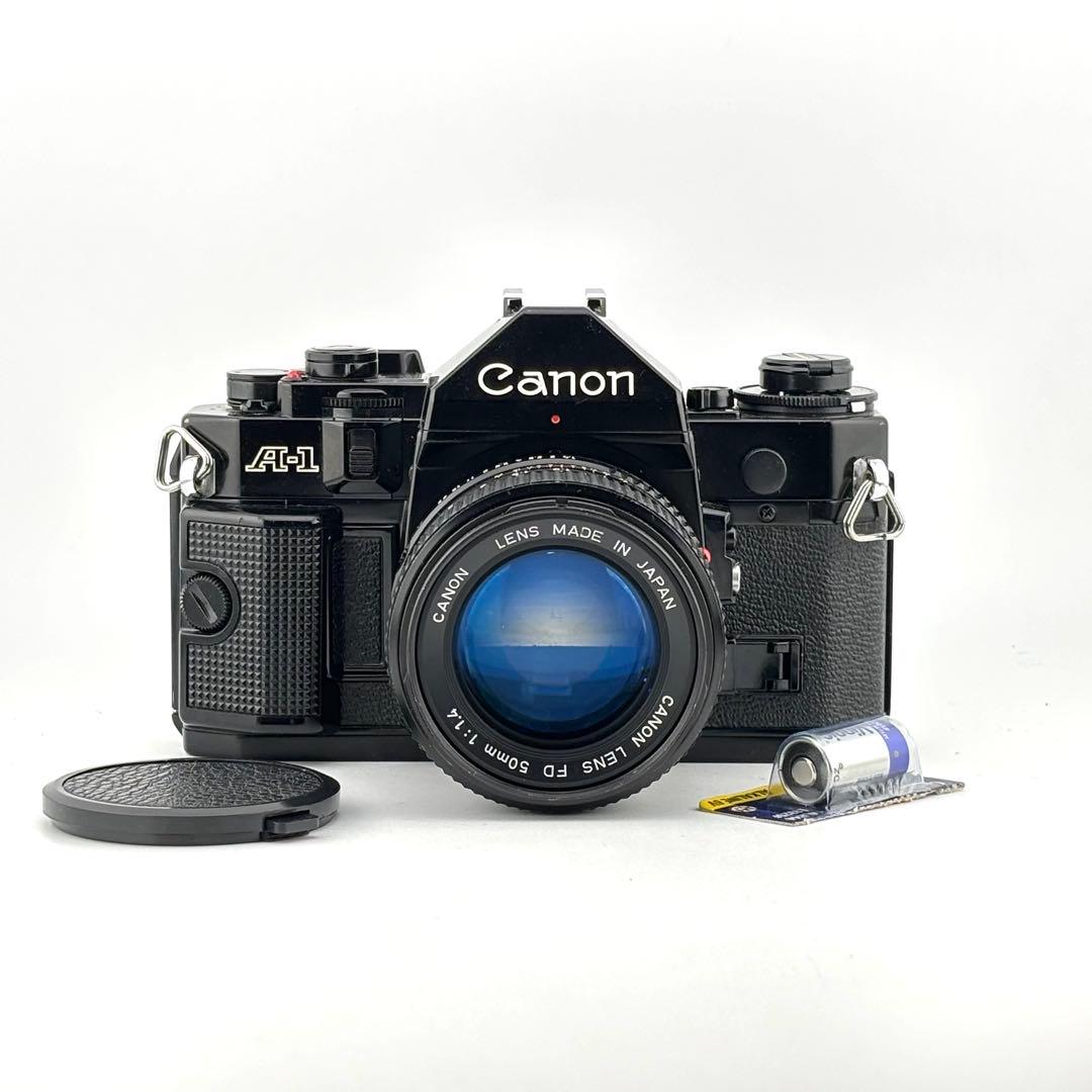 【完動品】Canon A-1 + CANONLENS FD 50mm F1.4