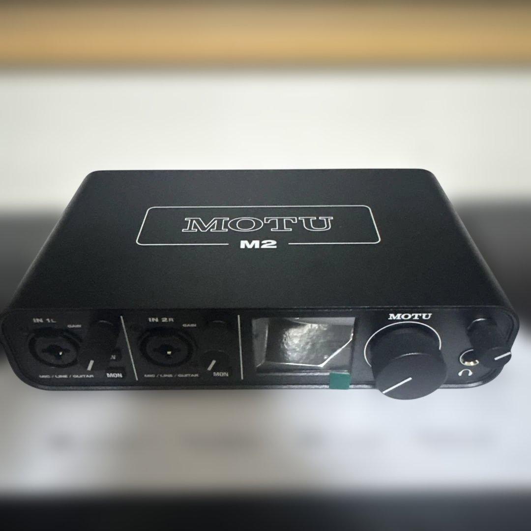 motu m2 オーディオインターフェイス