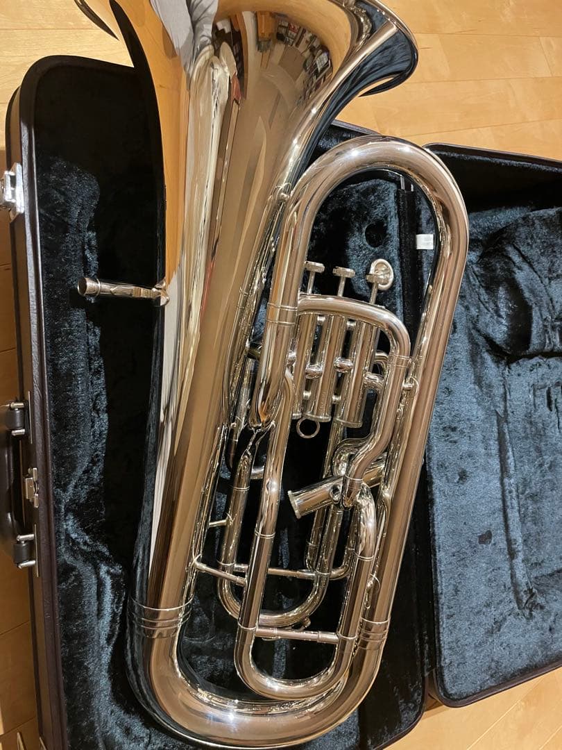 【12月限り】ユーフォニアム シルバー YEP621sケース備品付き