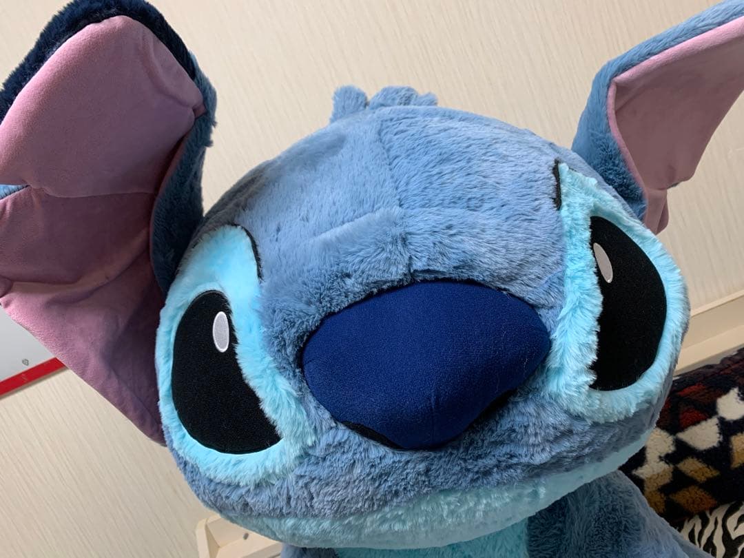 スティッチ 特大ぬいぐるみ　BIGサイズ　ブランケット付き