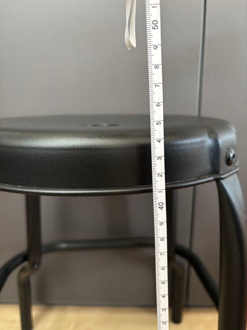 IKEAロースコグ スツール, ブラック　4脚セット