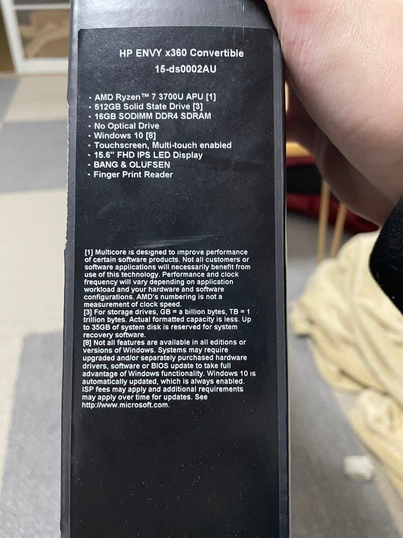 HP Envy ノートPC AMD Ryzen ブラック