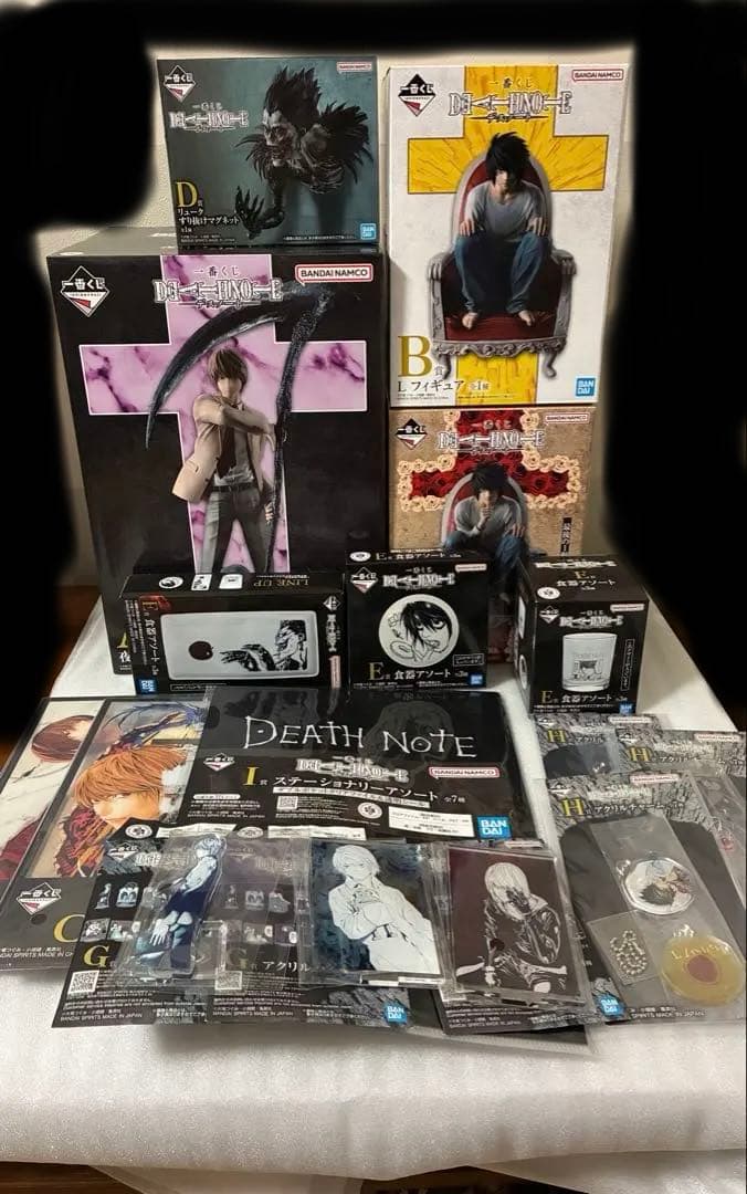 一番くじ　デスノート　フィギュアコンプリート　下位賞セット