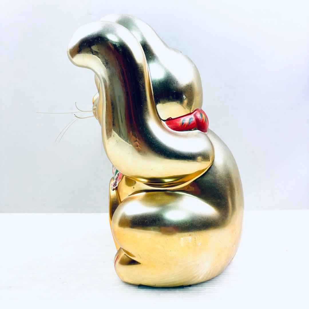 招き猫　金色　ゴールド　開運　貯金箱　金運招福　縁起物　商売繁盛