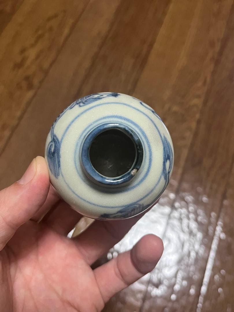 古染付　小壷　小壺　麒麟　香炉　初期伊万里　李朝　民藝　民芸　安南