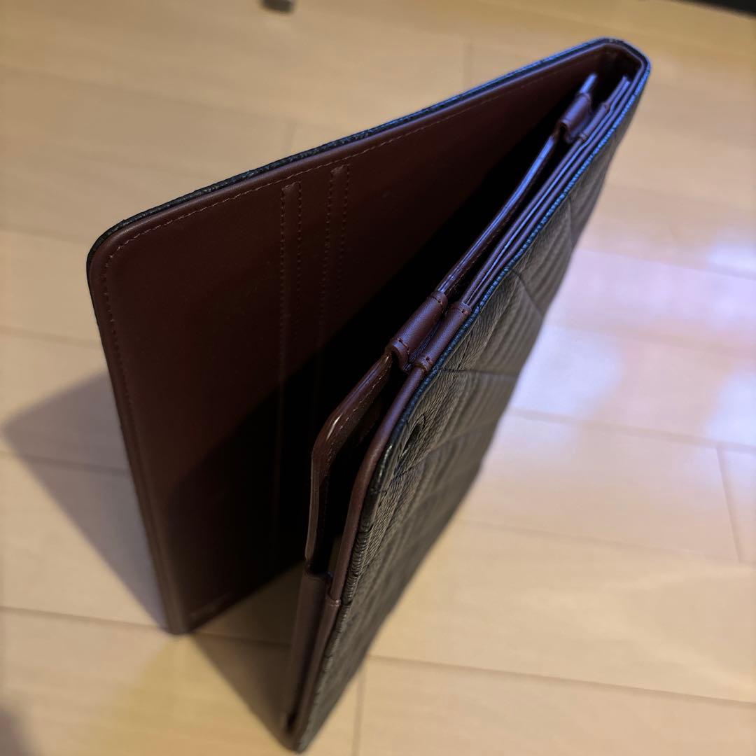 【新品】　シャネルiPadケース　マトラッセ　本革　ブラック