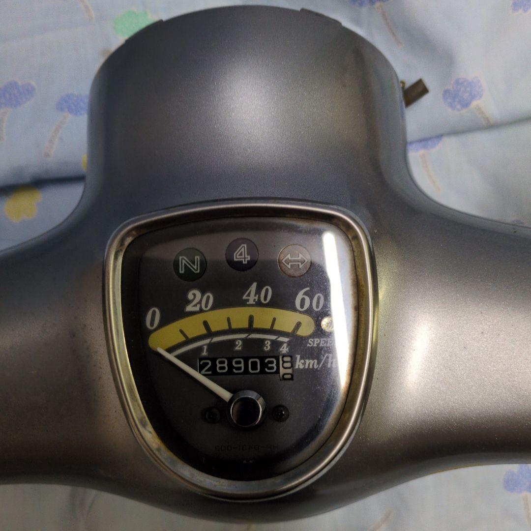 リトルカブ　スピードメーターとハンドルカバー　シルバー