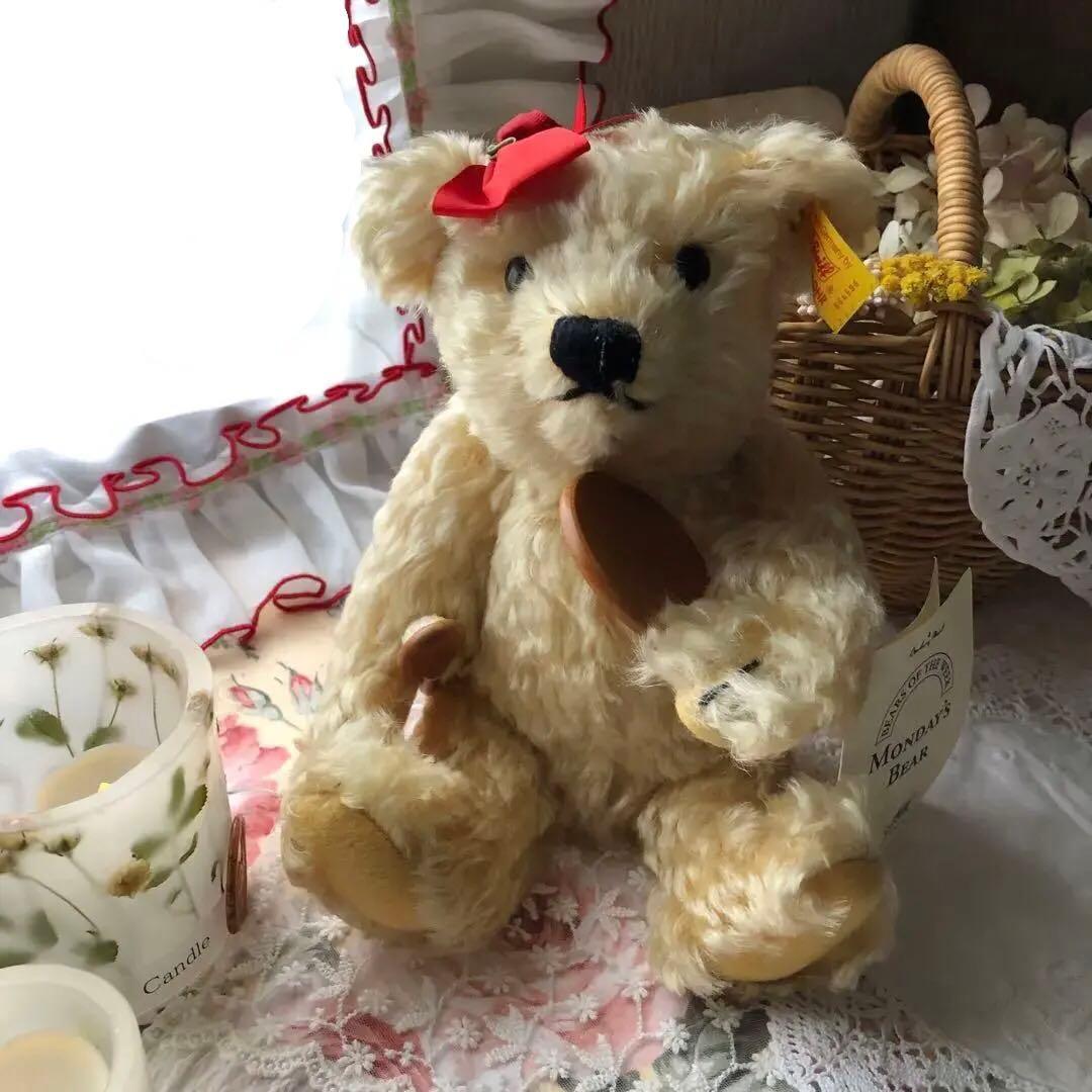 シュタイフ☆1999年☆Monday’sBEAR☆おしゃれなテディベアです。