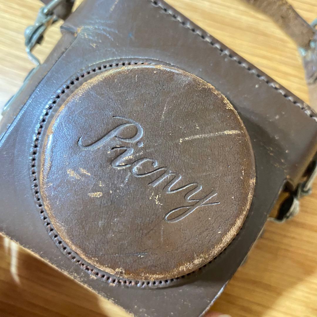 希少！宮川製作所 Picny ピク二ー フィルムカメラ 純正本革ケース付 日本製