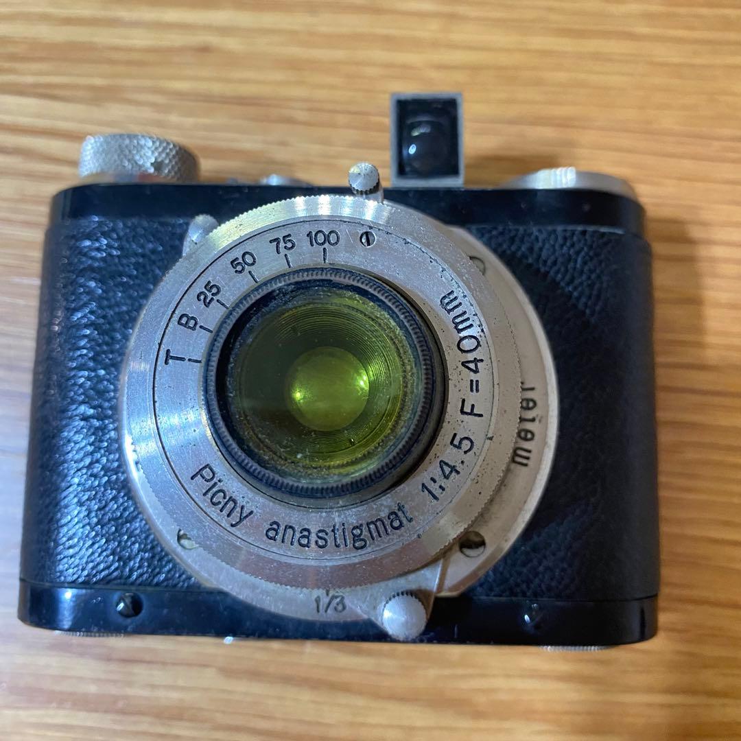 希少！宮川製作所 Picny ピク二ー フィルムカメラ 純正本革ケース付 日本製