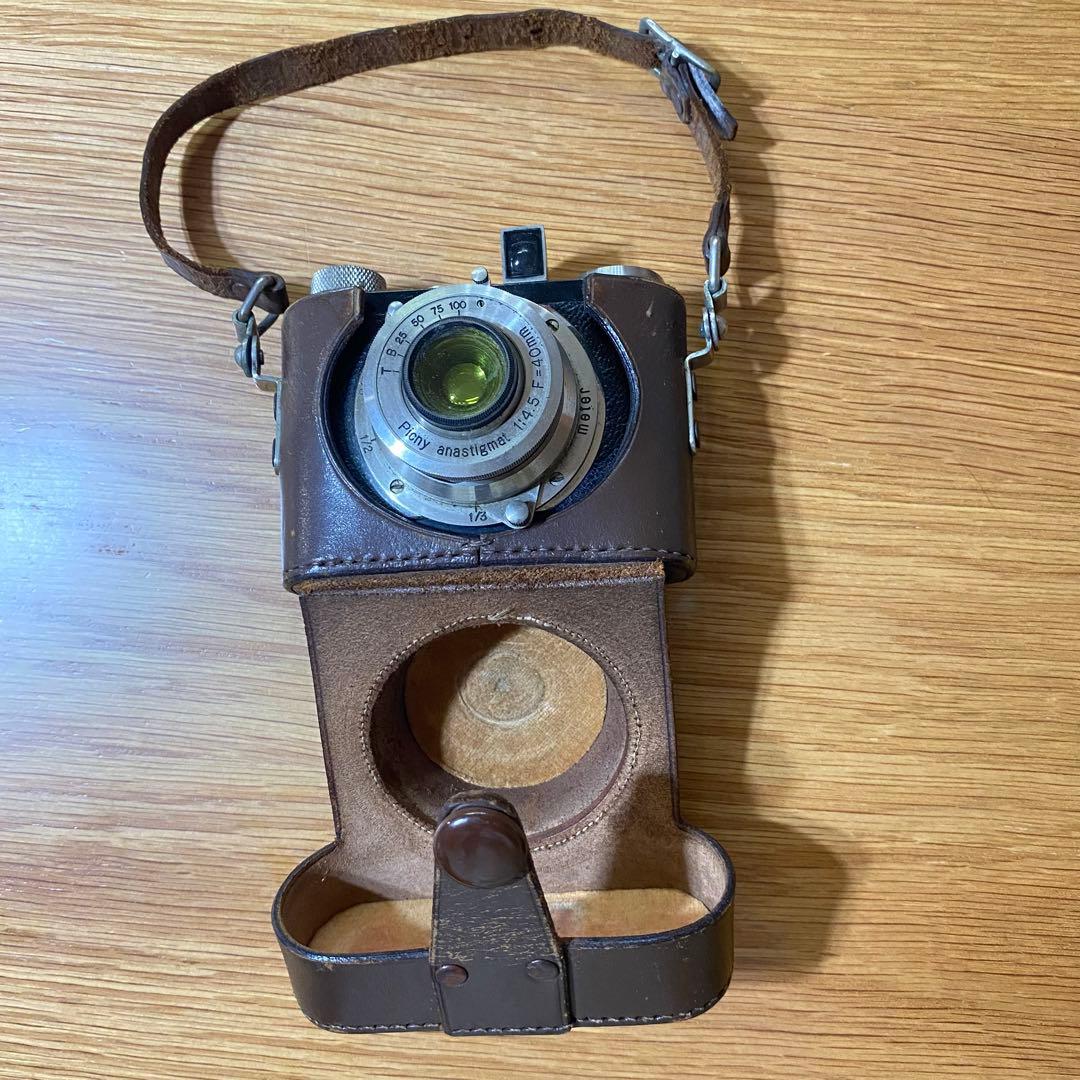 希少！宮川製作所 Picny ピク二ー フィルムカメラ 純正本革ケース付 日本製