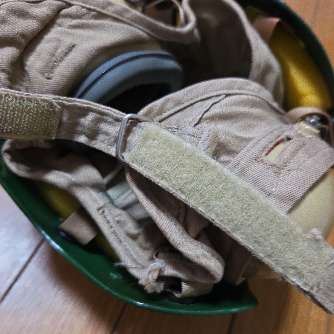 米軍　実物　フライトデッキクルー　ヘルメット グリーン　７ 1/2