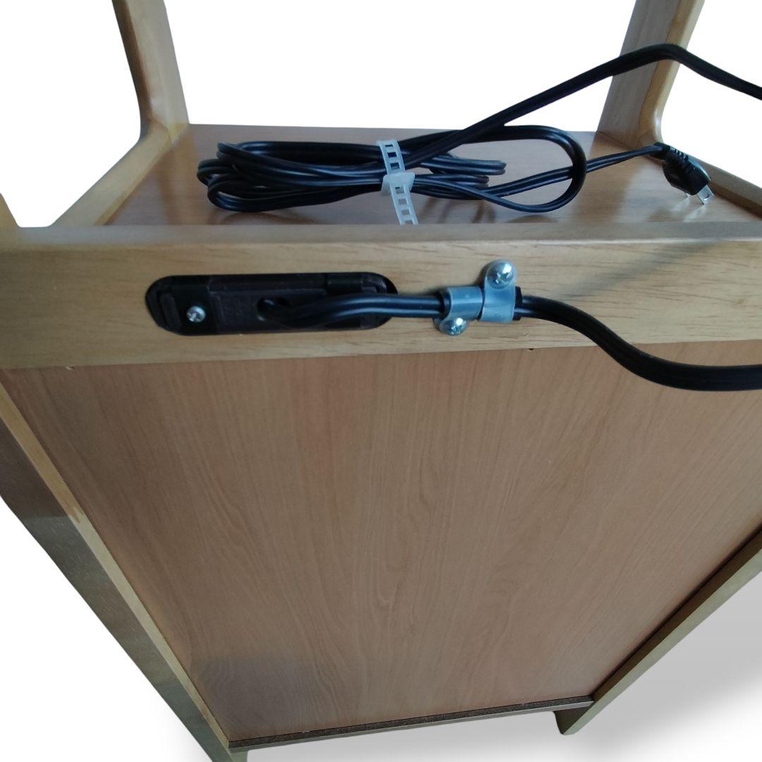 美品 カリモク Karimoku 電話台 FAX台 花台 キャビネット 引き出し