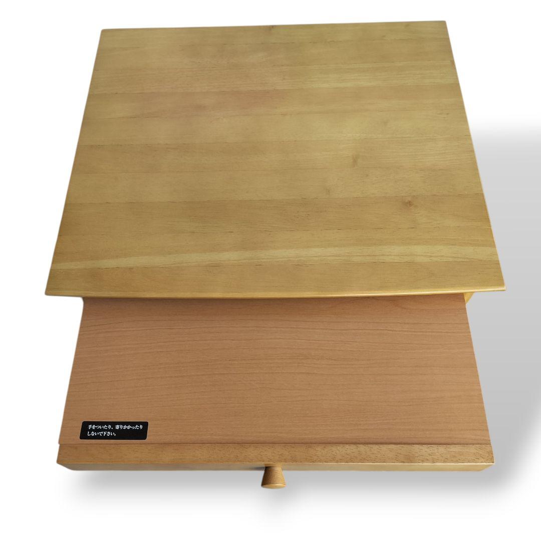 美品 カリモク Karimoku 電話台 FAX台 花台 キャビネット 引き出し