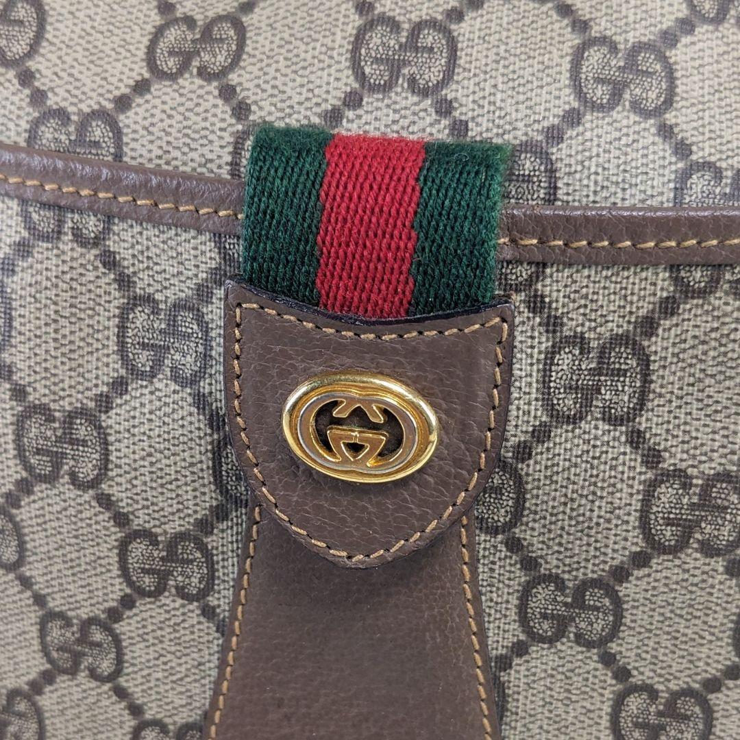 グッチ　ショルダーバッグ　GGスプリーム　シェリーライン　インターロッキング
