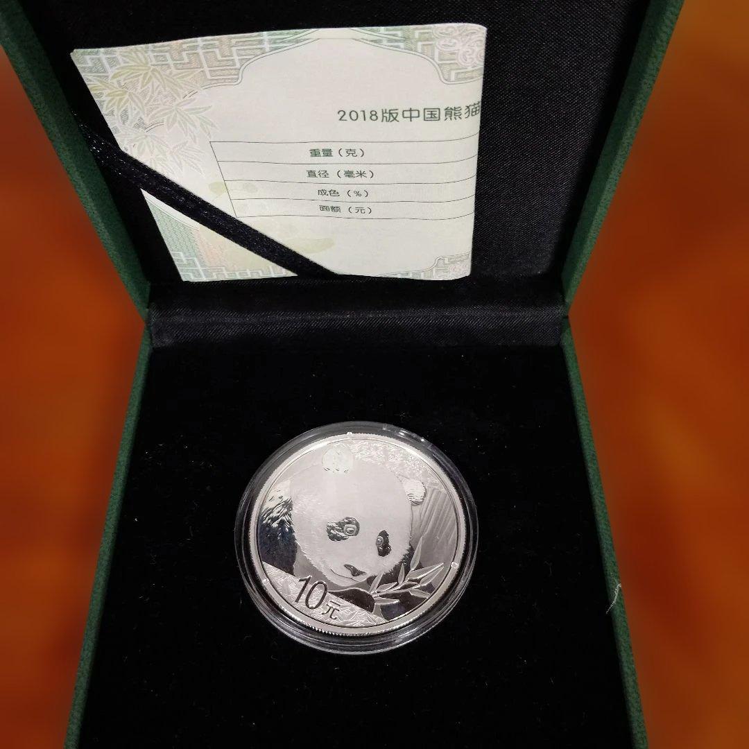 10元 パンダ銀貨 未使用