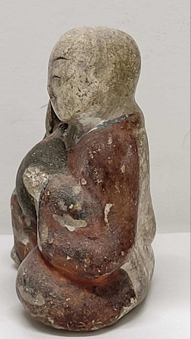 おめでたい② お正月玄関に 江戸時代 瓢箪持ち童子 土人形 郷土玩具