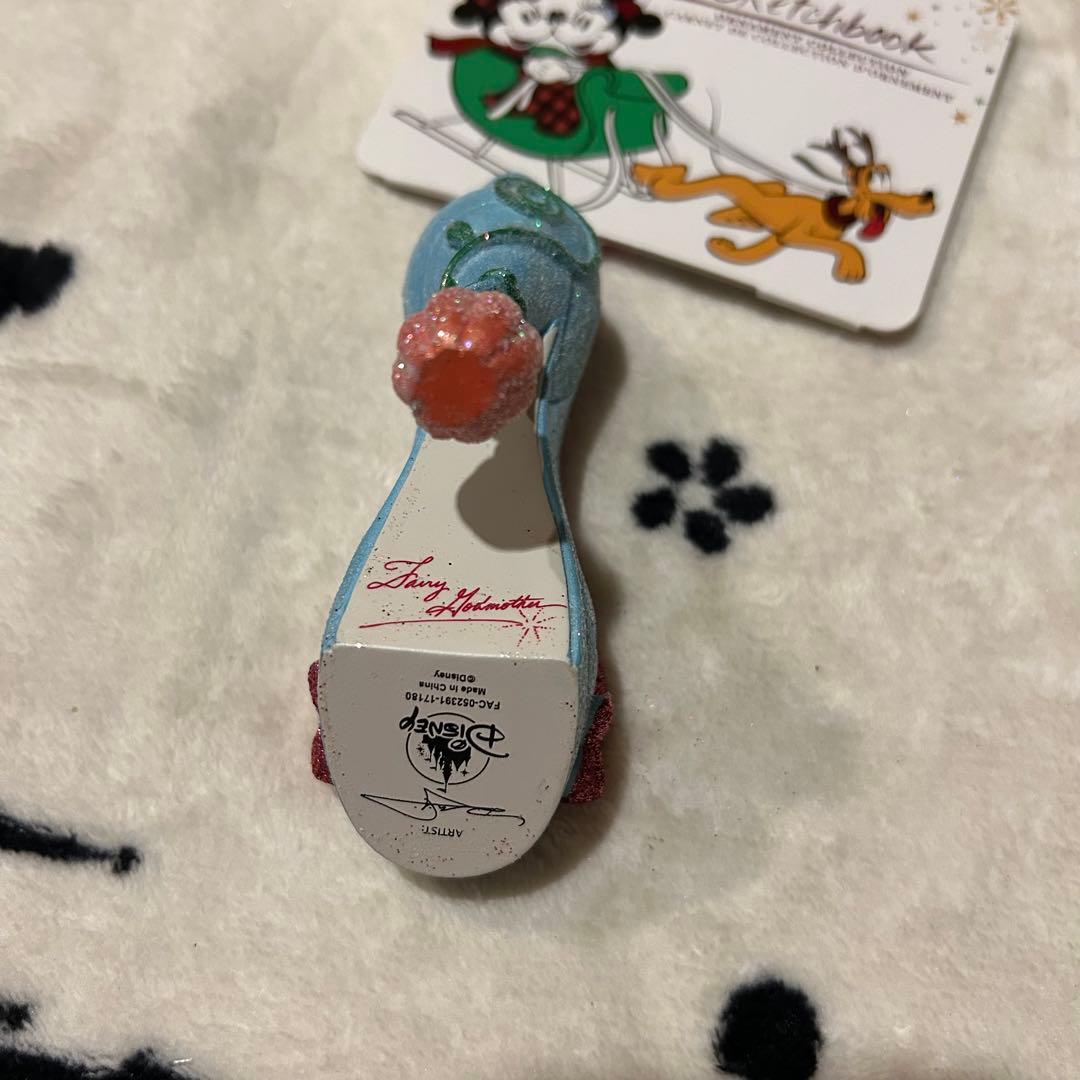 未使用タグ付き　ディズニーストア　オーナメント　シューズモチーフ　2点