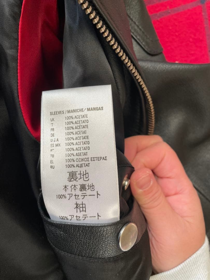 DIESEL 羊革ライダースジャケットL