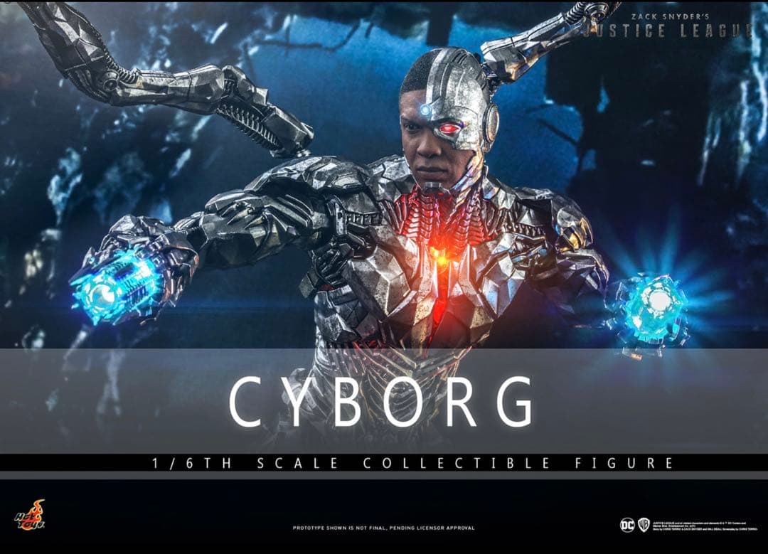新品未開封 ホットトイズ サイボーグ ジャスティスリーグ 1/6