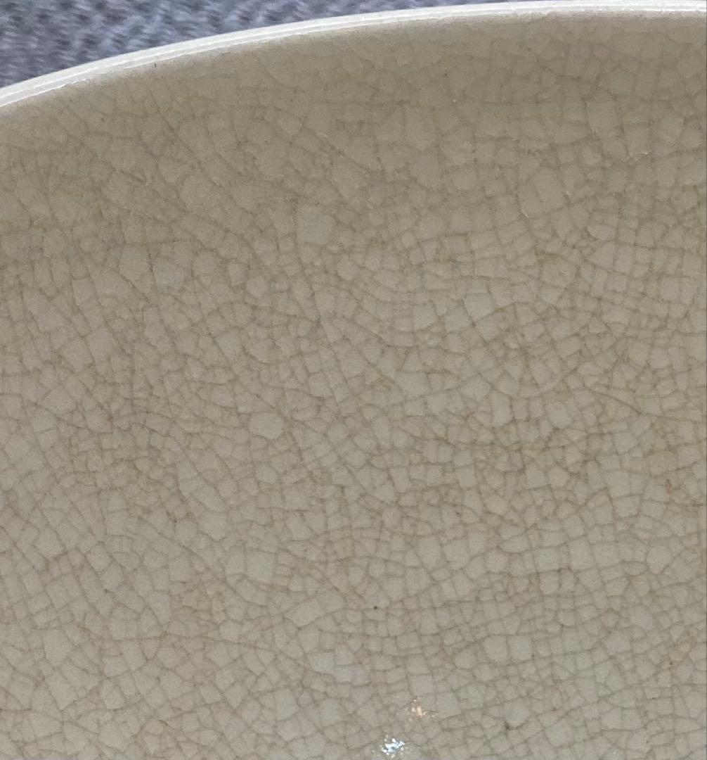 B509b 金蘭四君子図 色絵茶碗　薩摩焼　錦山作　竹梅菊蘭　箱無