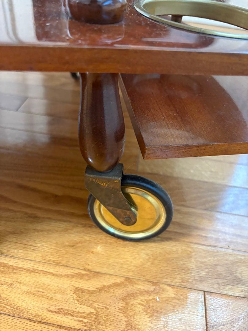 イタリア キッチンワゴン 象嵌 ヴィンテージ バタフライ