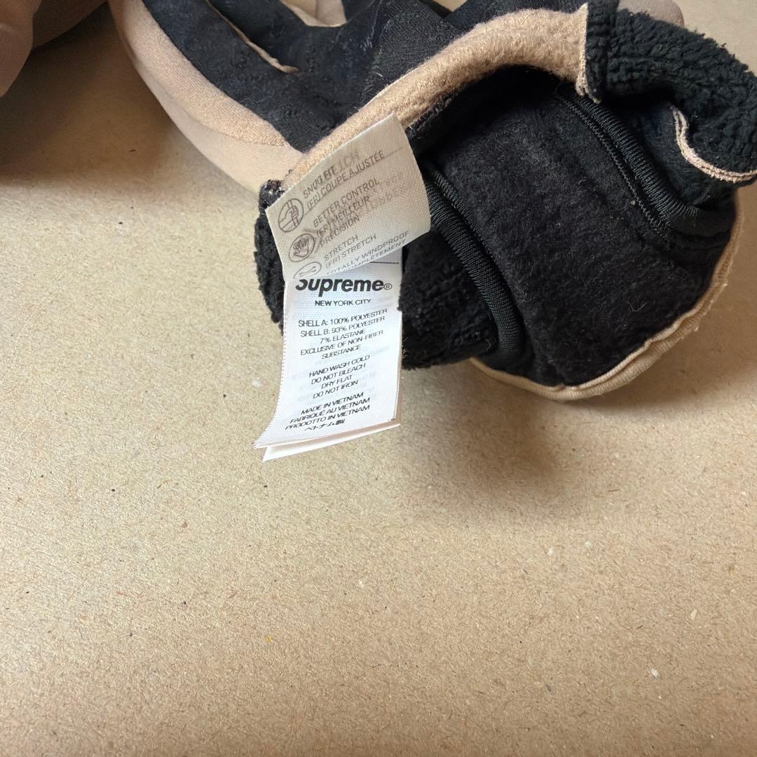 小物 Supreme WINDSTOPPER Zip Gloves Taupe