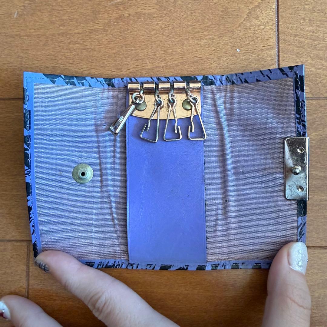 き*ん様 CREAM SODA キーケース 紫