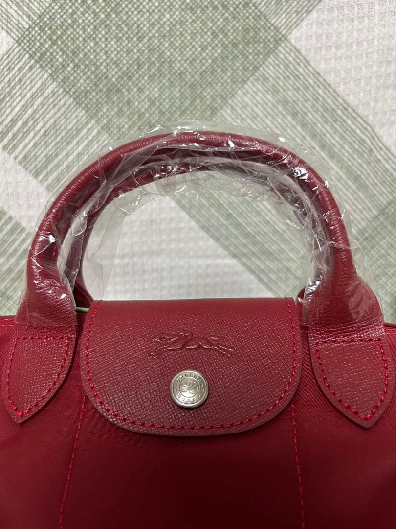 《LONGCHAMP》プリアージュ トップハンドバッグ　XS/赤