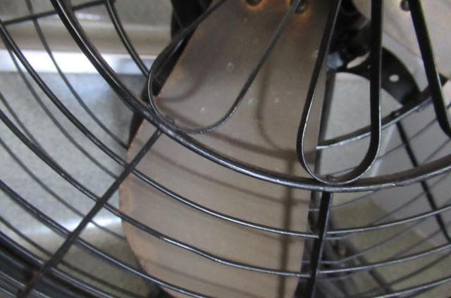 ジャンク品昭和レトロ当時物三菱797374黒扇風機4枚羽MITSUBISHI