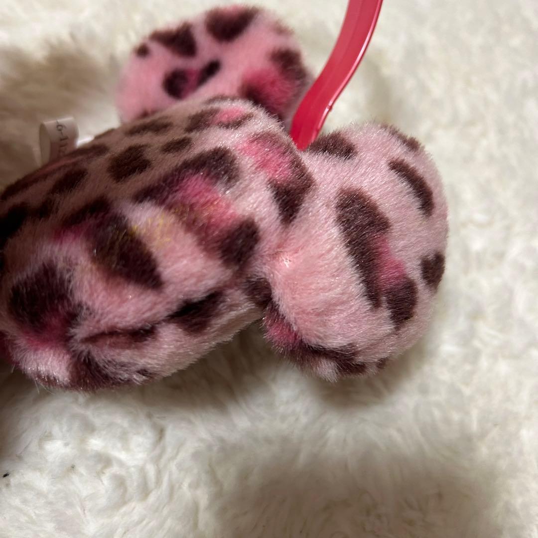 ディズニー ランド ヒョウ柄 レオパード 耳あて イヤーマフ ピンク 青 セット