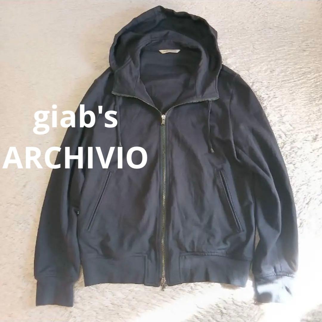 giab's ARCHIVIO ジャブスアルキヴィオ　ジャージージップパーカー