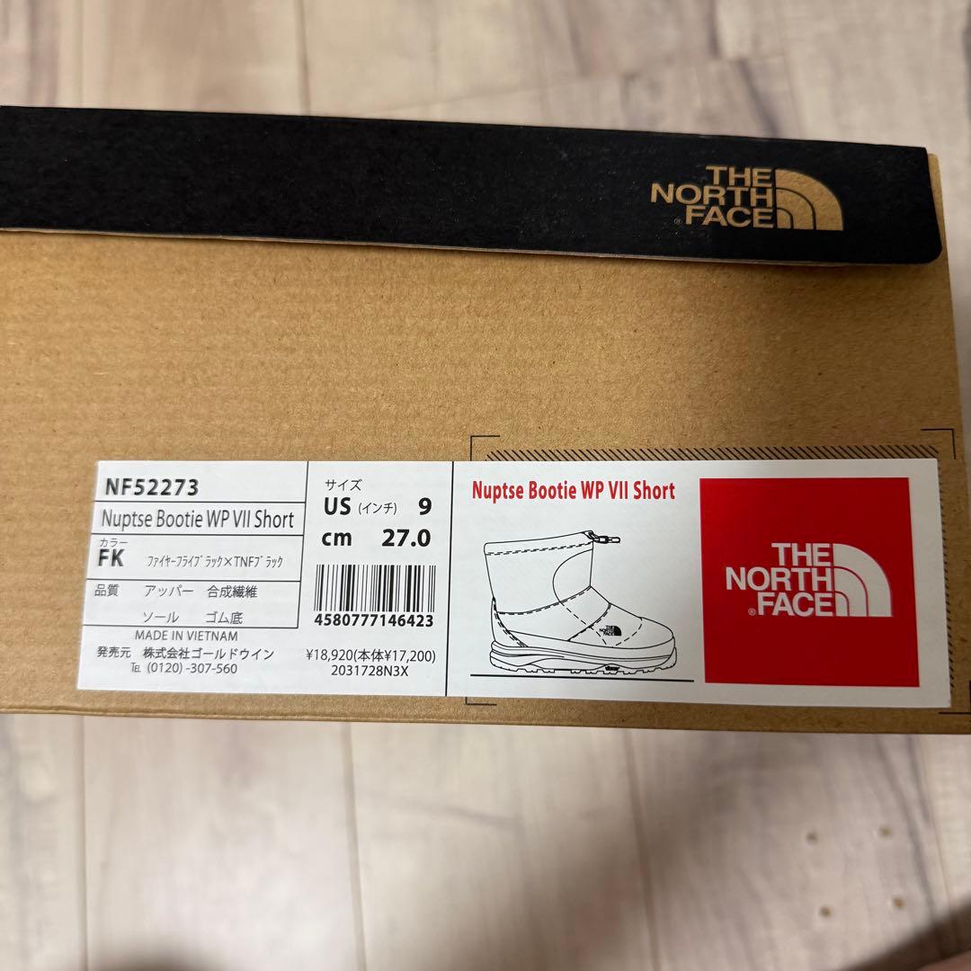美品【ザノースフェイス】 Nuptse Bootie WP VII Short