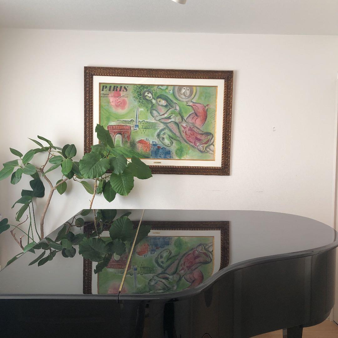 シャガール　リトグラフ