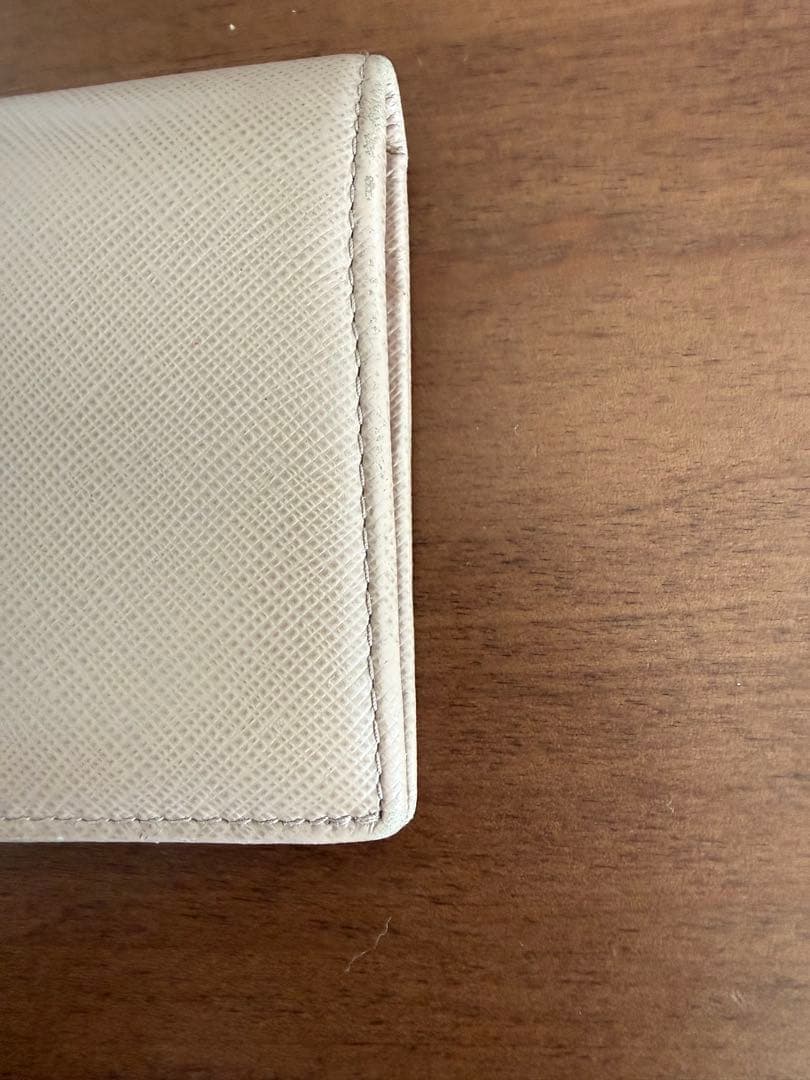 PRADA 二つ折り財布 Saffiano Multic Cipria