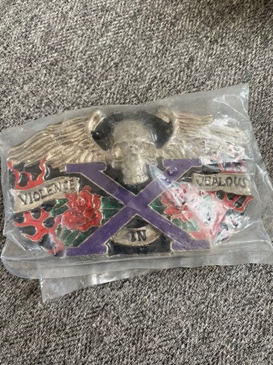 X時代のツアーグッズ　ベルトバックル