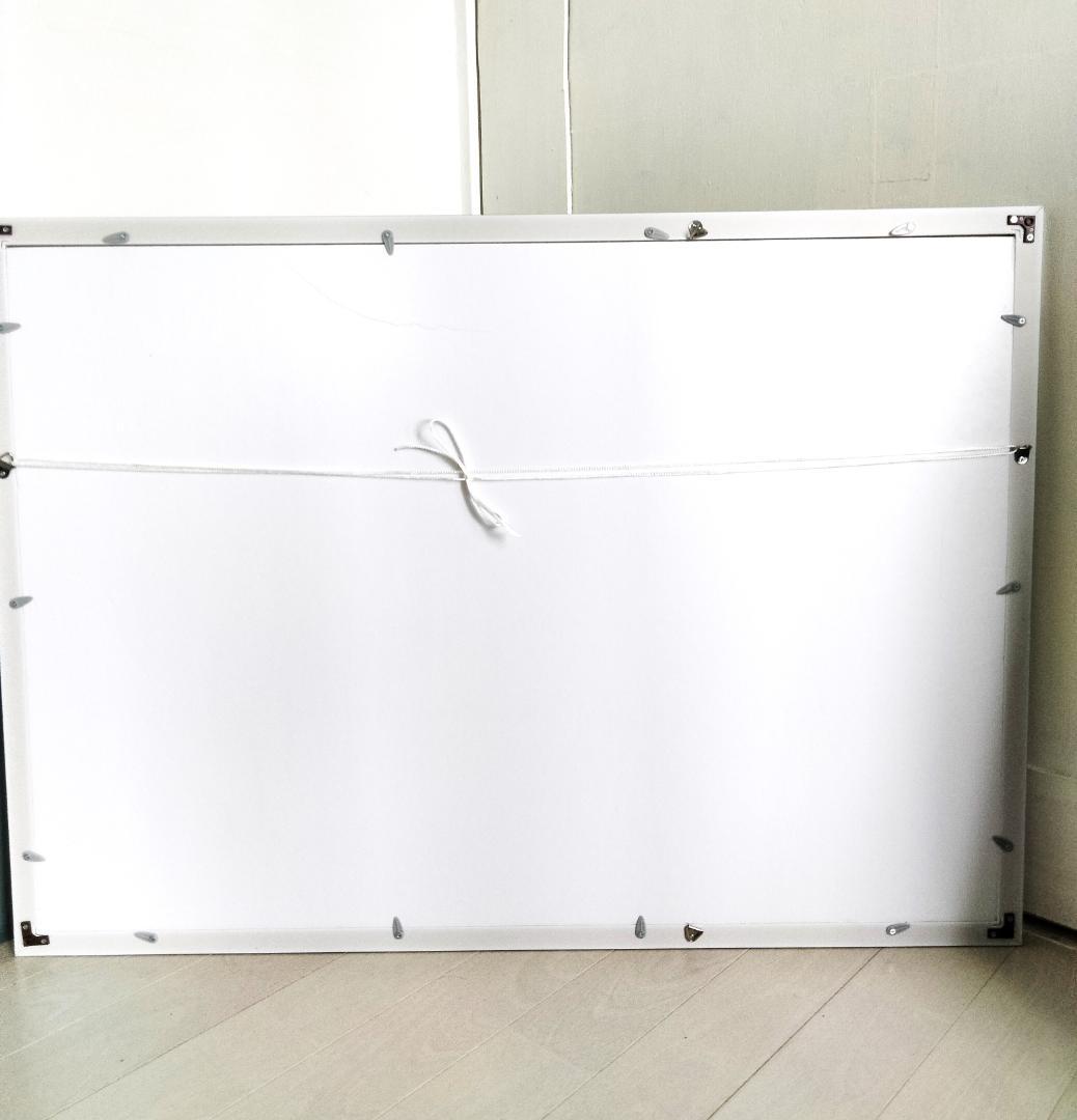 石垣の海に生きた証 / 抽象画 46×63㎝ A2 額縁セット 原画のみ モダン