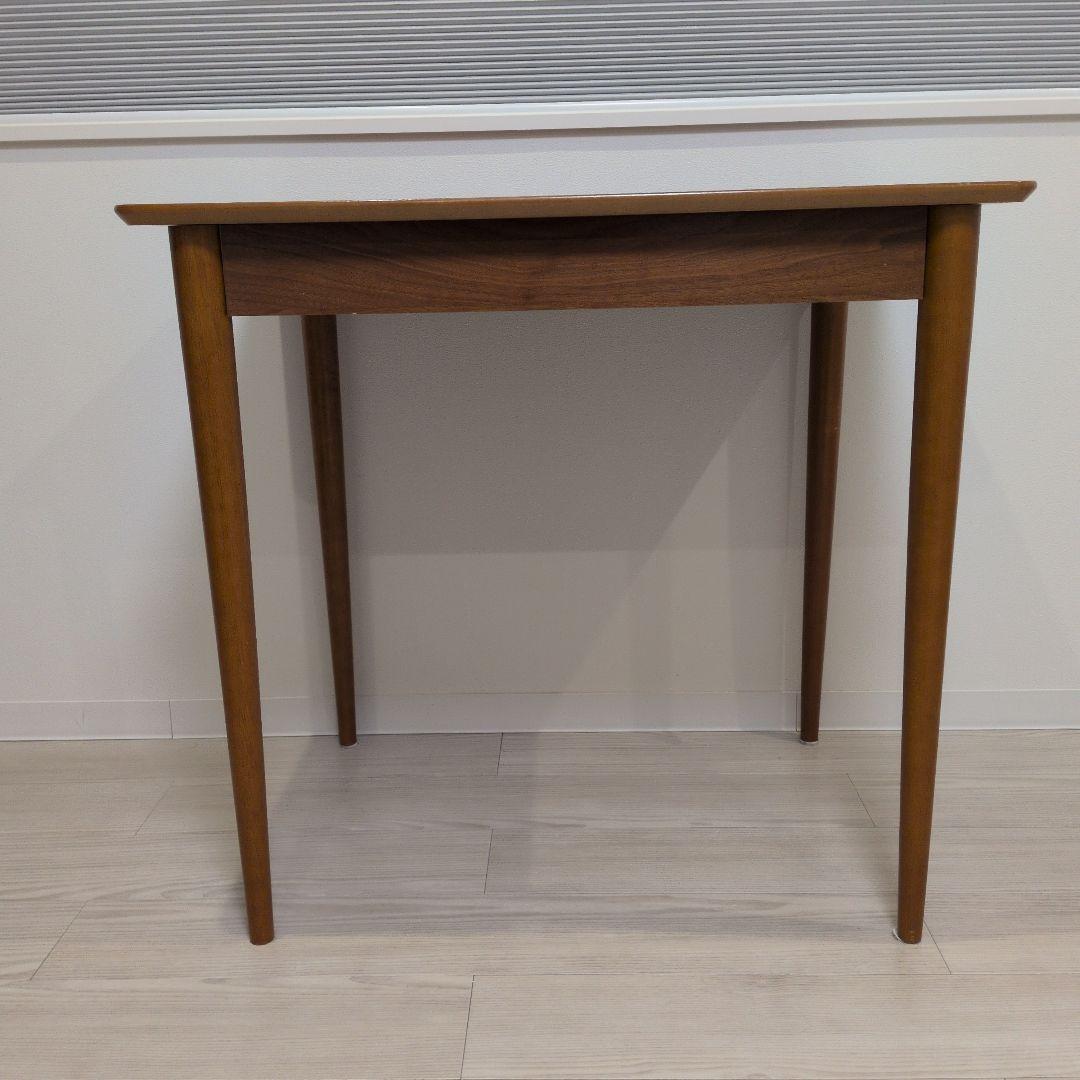 NOCE ダイニングテーブル ウォールナット 80×60×75cm(高さ)