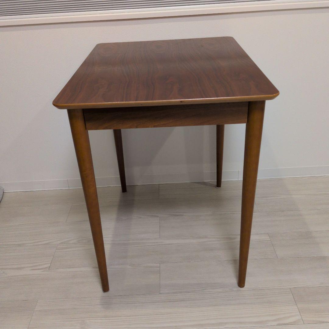 NOCE ダイニングテーブル ウォールナット 80×60×75cm(高さ)