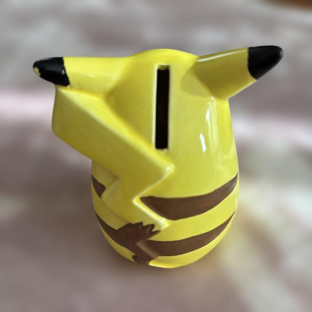 初期　ピカチュウ 陶器 貯金箱