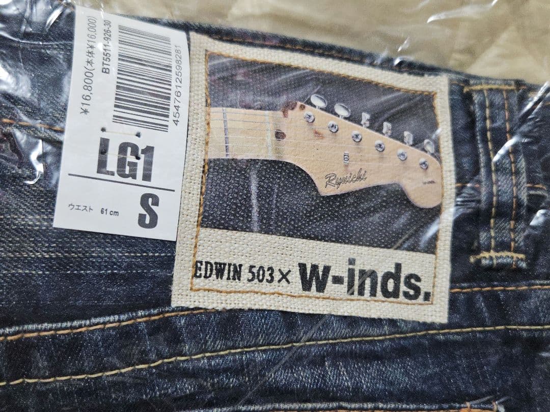 EDWIN 503 × w-inds.コラボ デニムジーンズ ギターVer.