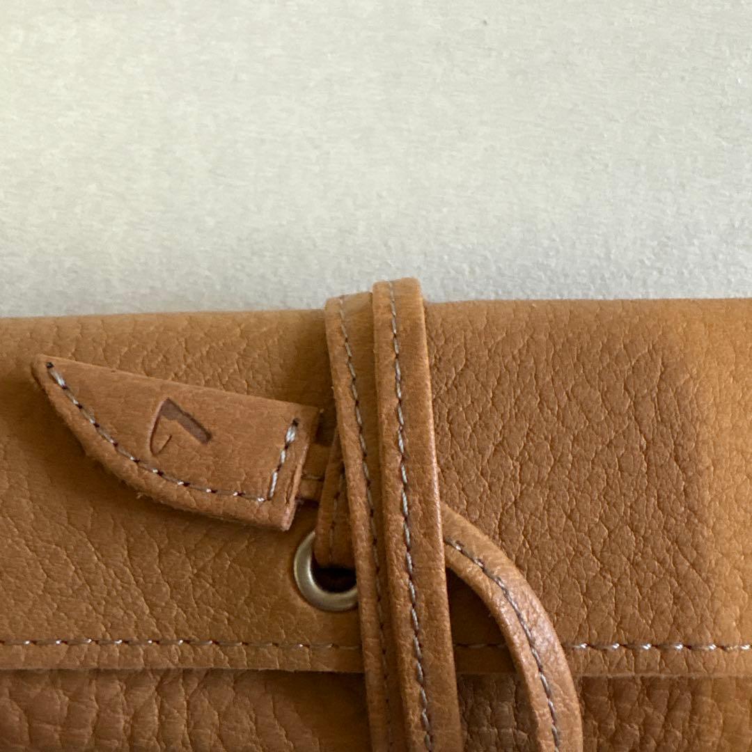 土屋鞄 （新品未使用）レザーロールタイプペンケース ベージュ