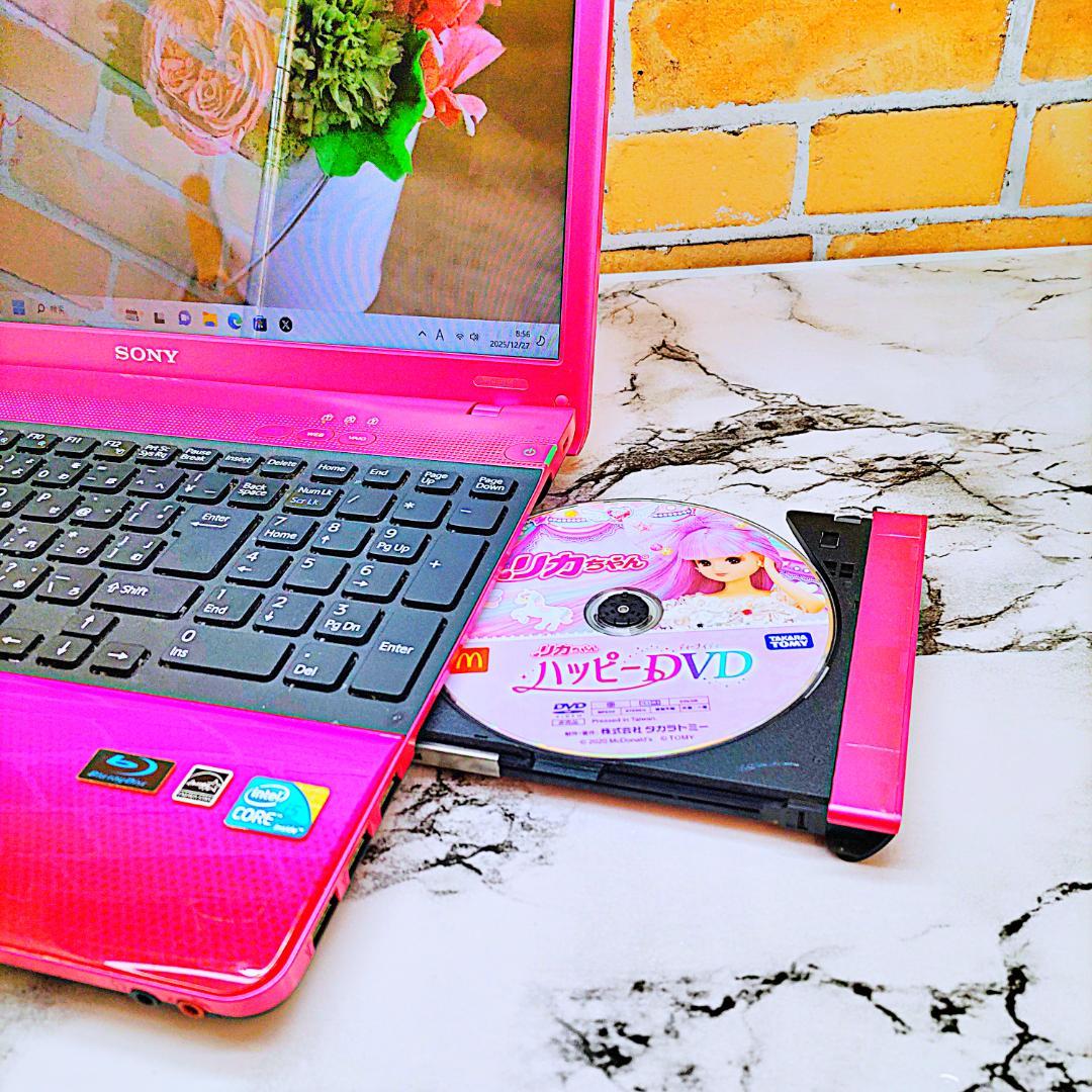 レアなピンク❤️ノートパソコン❣️Core-i5☘️爆速SSD✨メモリ8G