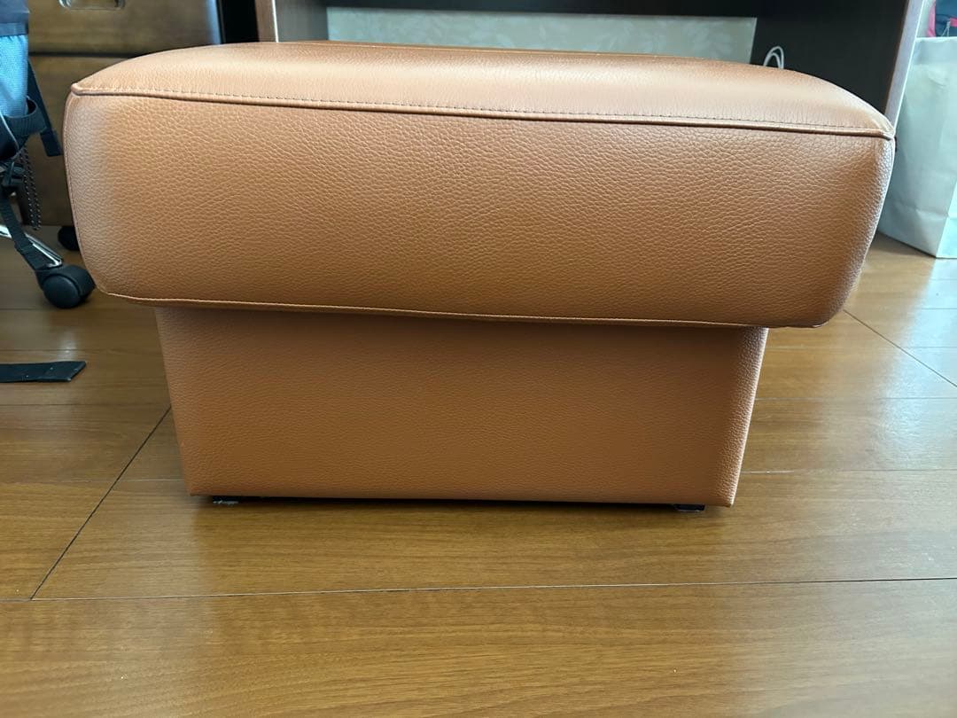 オットマン　浜本工芸　No.2000スツール［SH36］本革ブラウン色