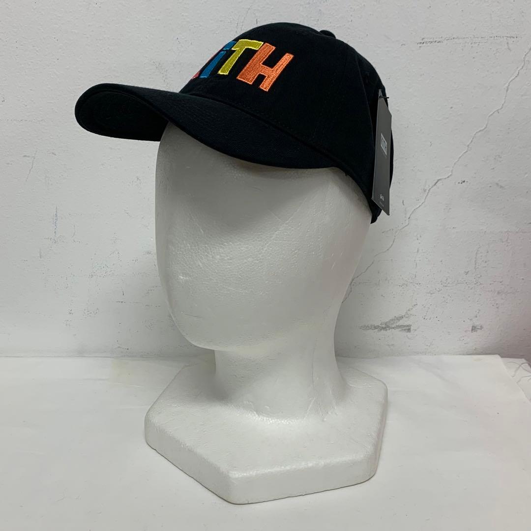 稀少 新品未使用 KITH キス 子供用 KIDS マルチカラーロゴ キャップ