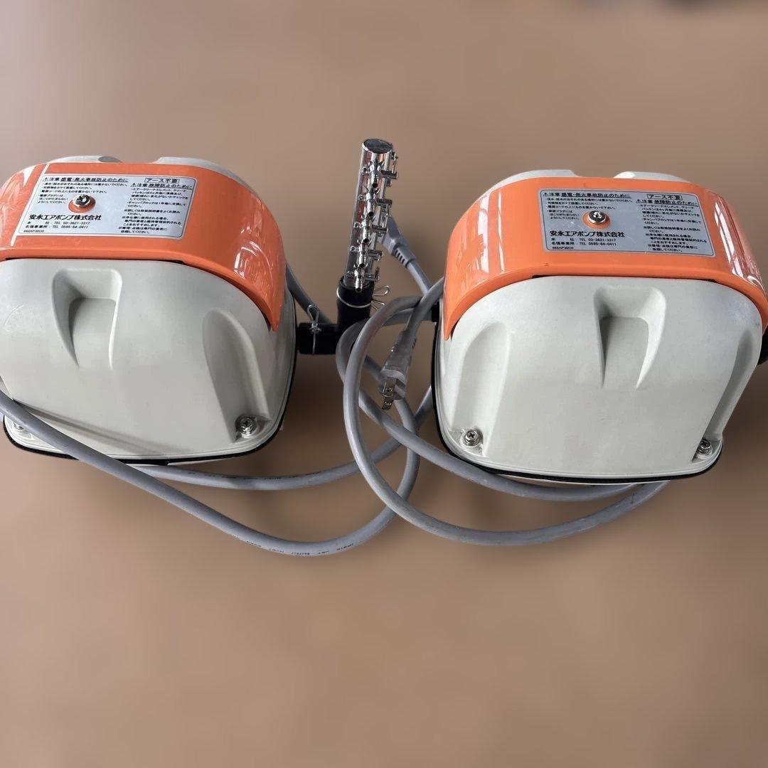 安永 エアーポンプ AP-40P ブロワー Yasunaga 2個まとめ